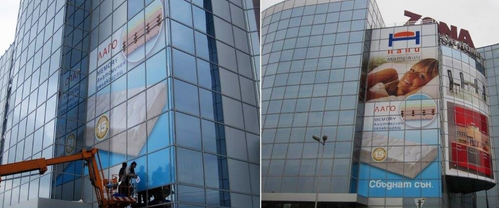 Монтаж на лепенки за витрини – цена без конкуренция