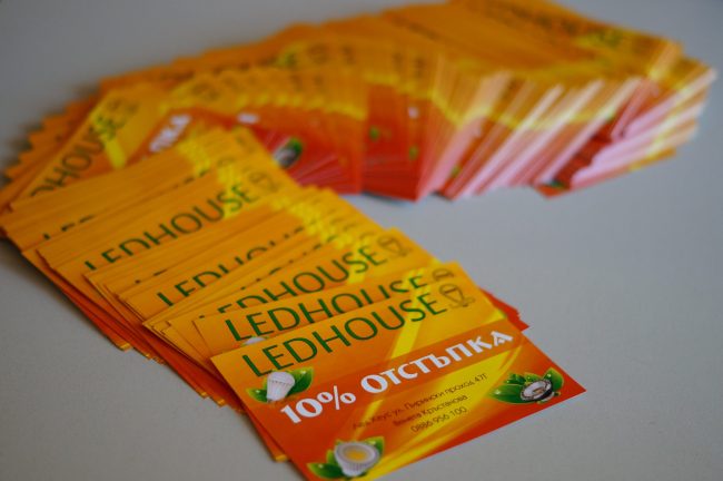 Печат на флаери