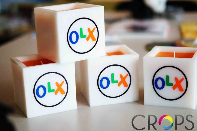 Печат на коледни свещи Печат на коледни свещи www.crops.bg