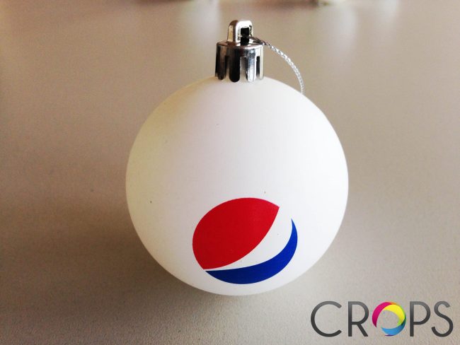 Коледни топки с печат Коледни топки с печат www.crops.bg