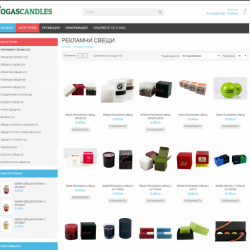 Продуктов сайт за свещи