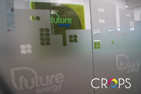 Брандиране на офис на "Future Energy" www.crops.bg