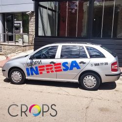 Облепяне на автомобили www.crops.bg