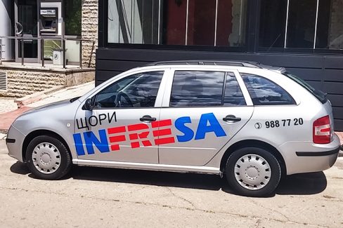 Облепяне на автомобили www.crops.bg