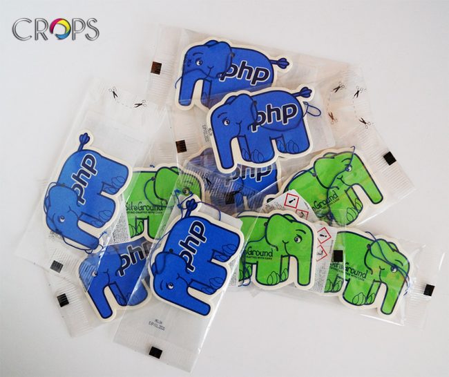 Ароматизатори за автомобили с лого www.crops.bg