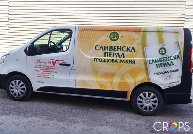 Брандиране на бус www.crops.bg