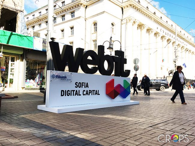 Обемни букви WEBIT www.crops.bg