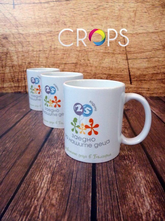 Цветен печат върху чаши