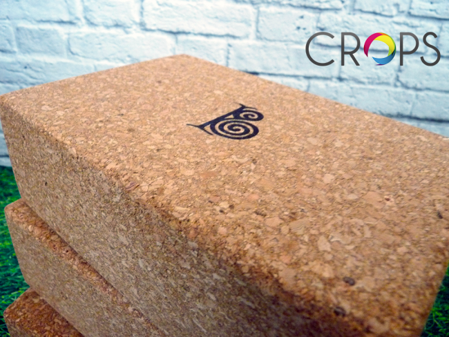 Коркови тухлички за йога с директен печат