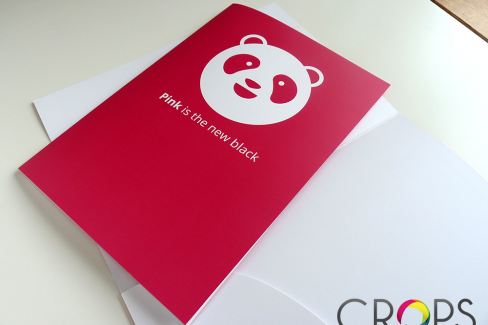 Фирмени папки за Foodpanda, http://crops.bg/