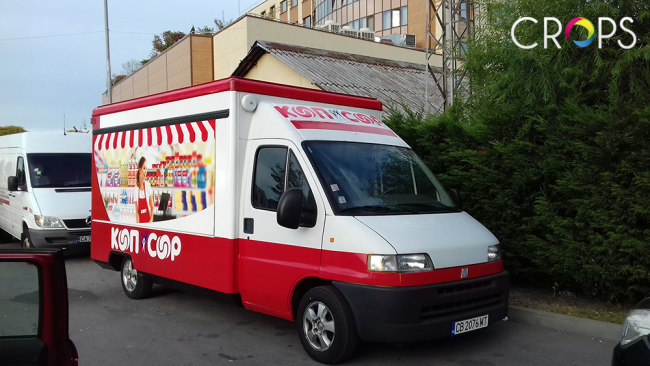 Брандиране на бус, http://crops.bg/