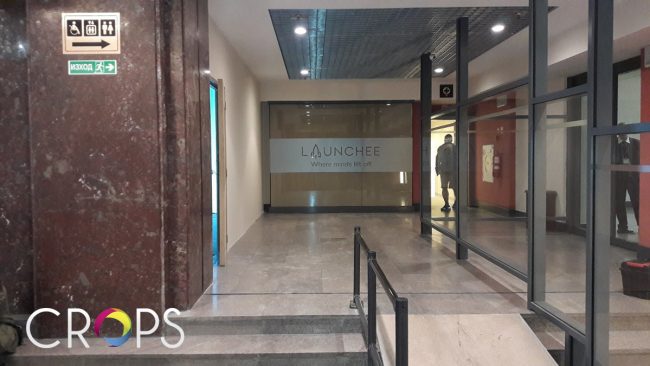 Пясъкоструйно фолио за витрина