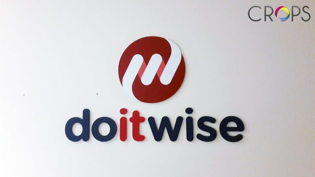 Плексигласови букви с директен печат и фолио